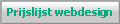 Prijslijst webdesign